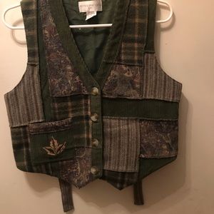Petite Sophisticate-  hippie vest. Size: small